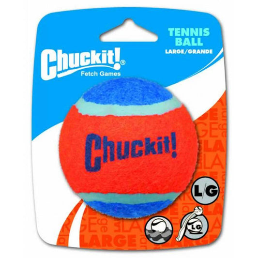 Chuckit! Tennis Ball Toy for Dogs - Large 3" (8Cm) Diameter 1Pk